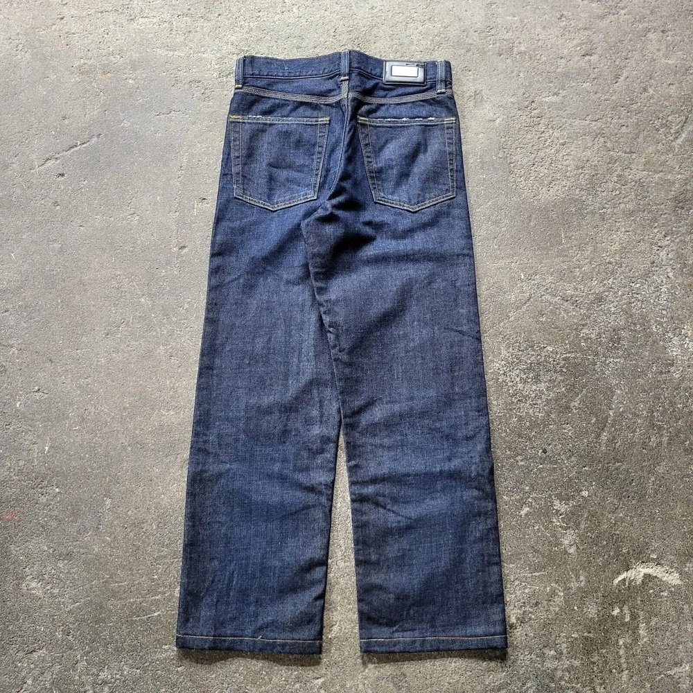 Hugo Boss Jeans Mens 30x28 Blue Alabama Dark Relaxed Straight Designer Tag 30x32